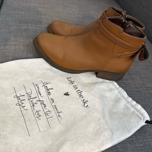 Loly in the Sky Brown Ankle Boots - Picture 2 of 5